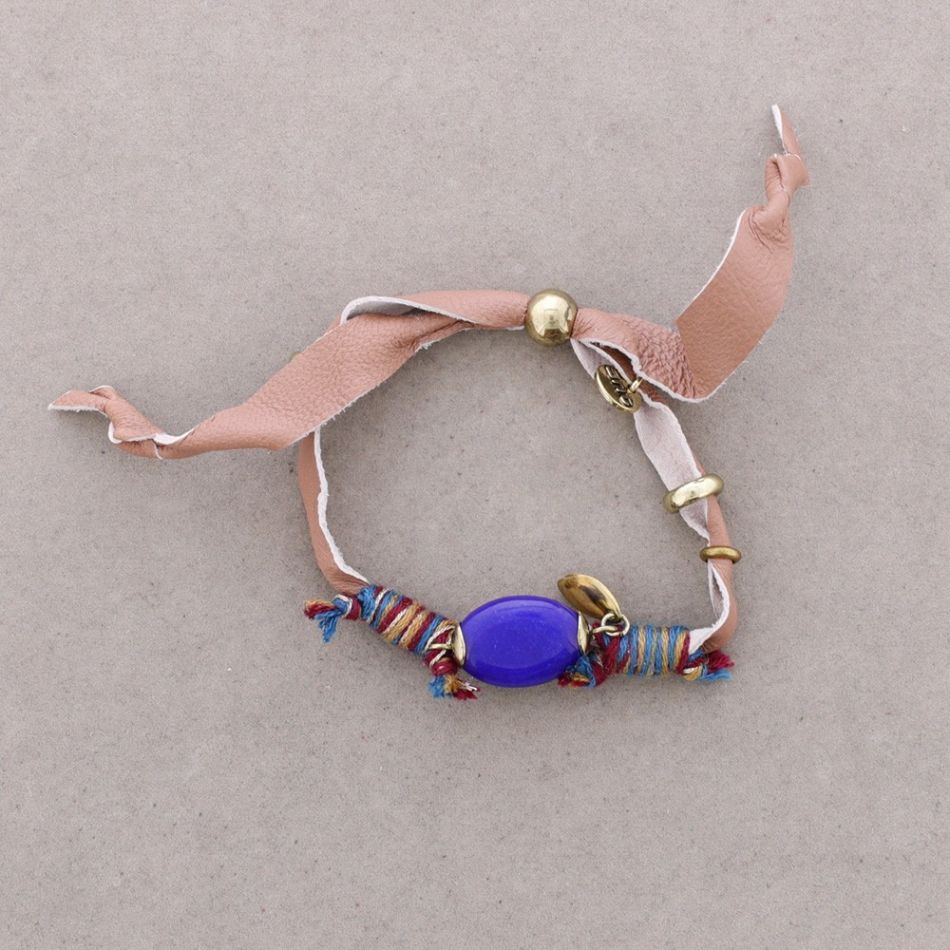 PULSERA CUERO ETNICO DELUXE