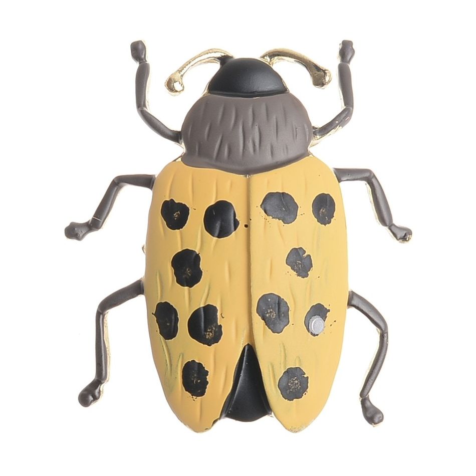 BROCHE INSECTO METAL ESMALTE MATE