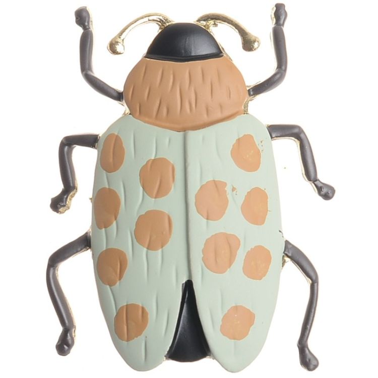 BROCHE INSECTO METAL ESMALTE MATE 2
