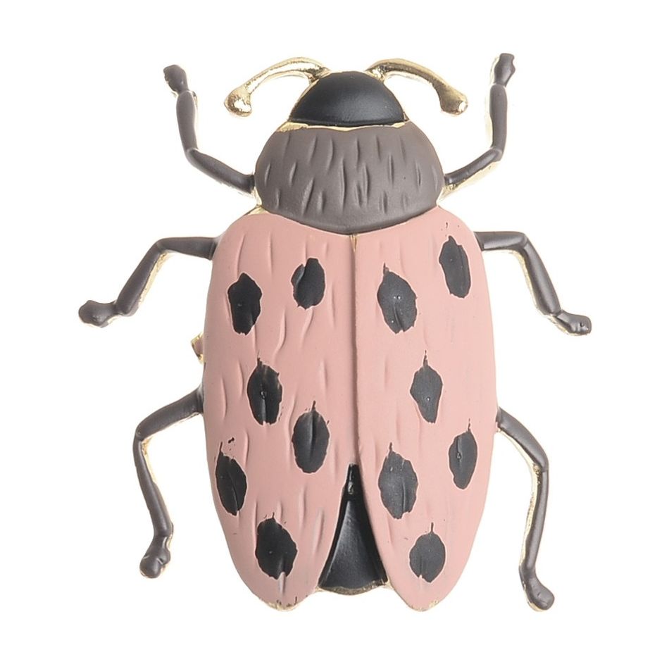 BROCHE INSECTO METAL ESMALTE MATE