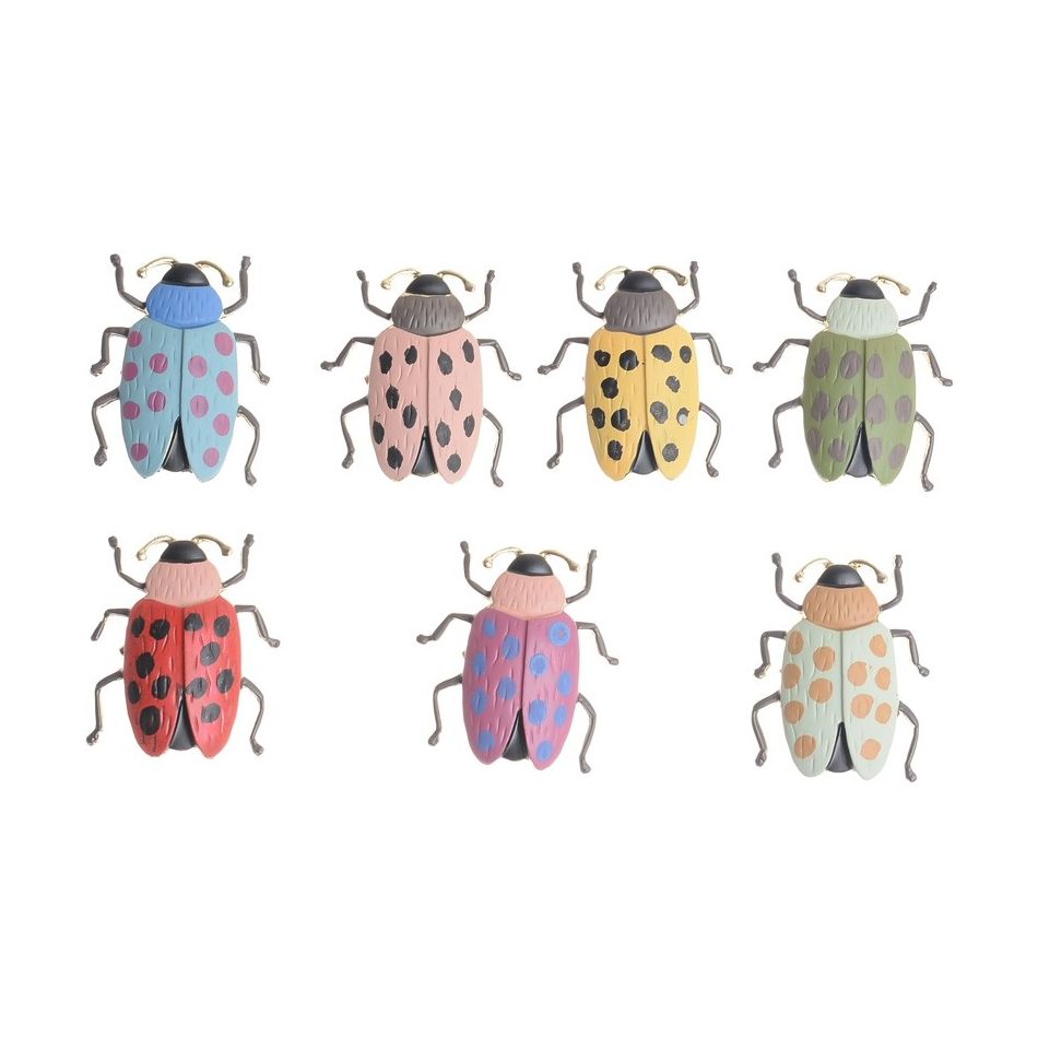 BROCHE INSECTO METAL ESMALTE MATE
