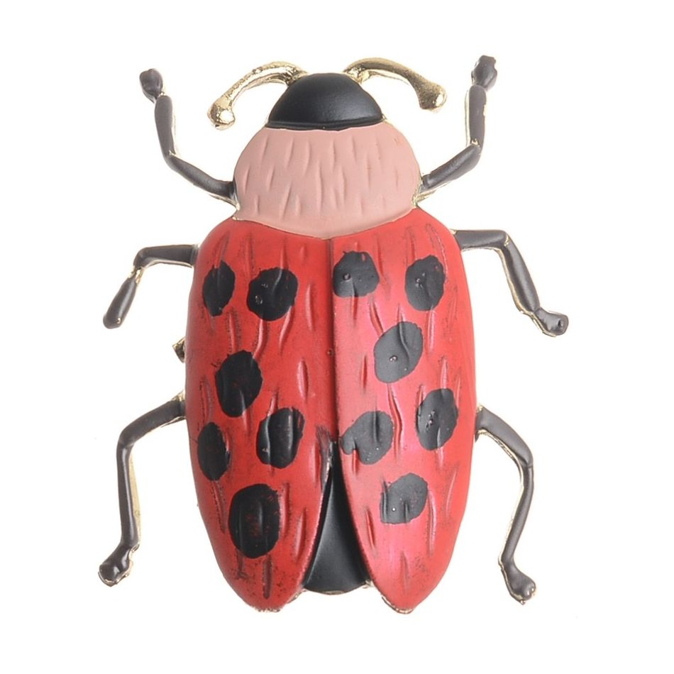 BROCHE INSECTO METAL ESMALTE MATE