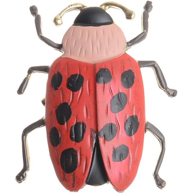 BROCHE INSECTO METAL ESMALTE MATE