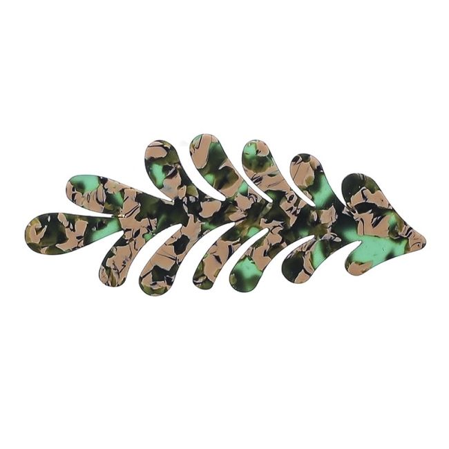 BROCHE FLOR ESTAMPADO RESINA