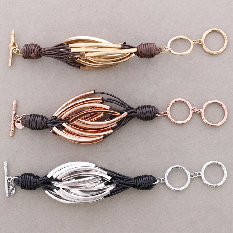 PULSERA TUBOS METAL 2