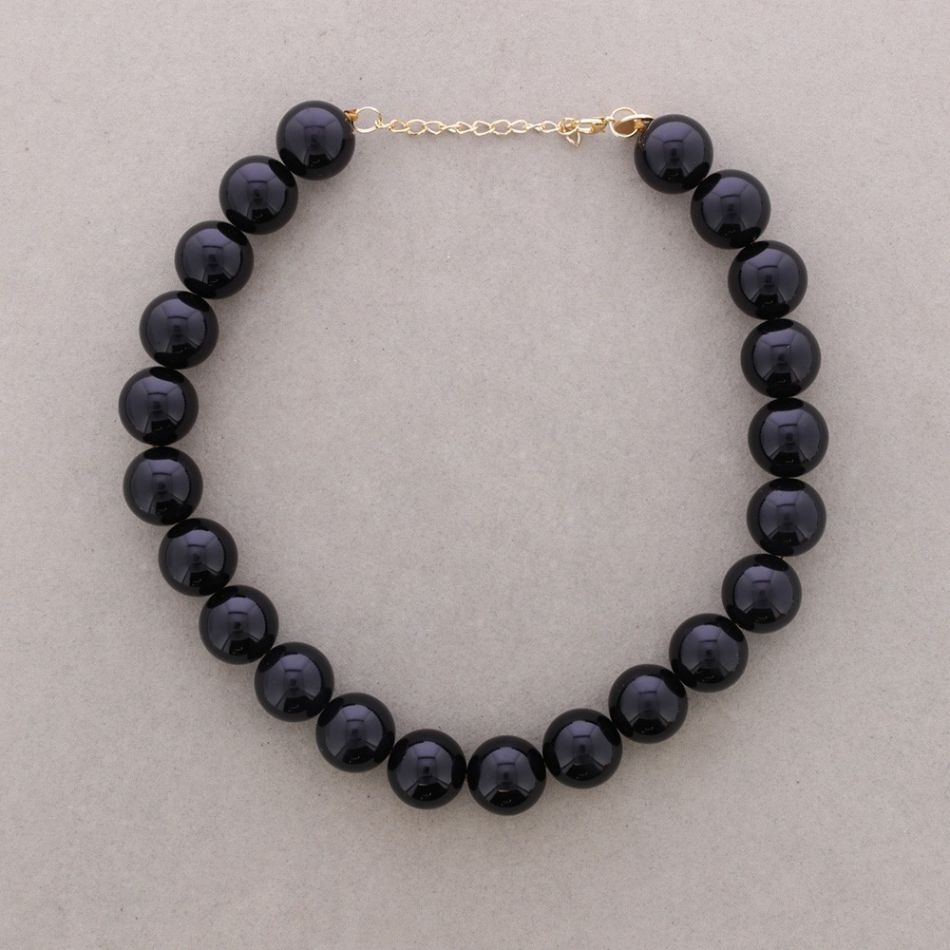 RESIN BALL BEADS NECKLACE