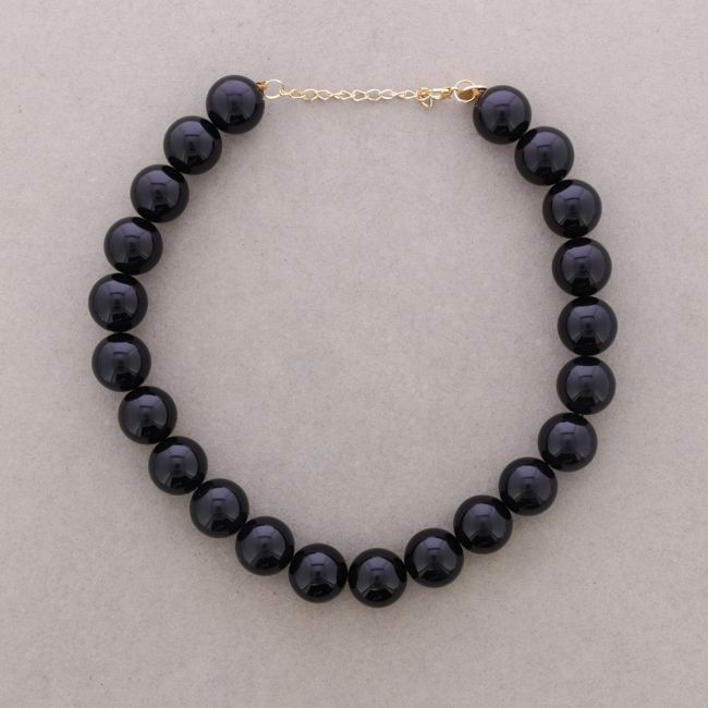 RESIN BALL BEADS NECKLACE