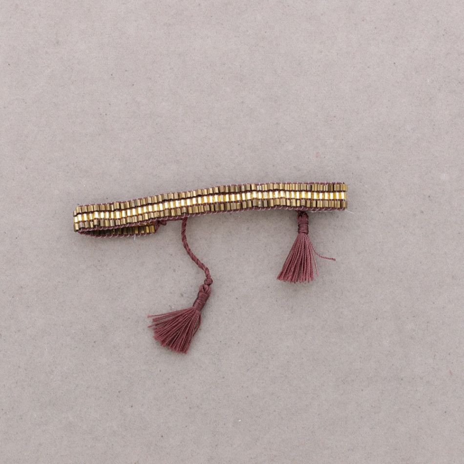 MACRAME BEAD BRACELET