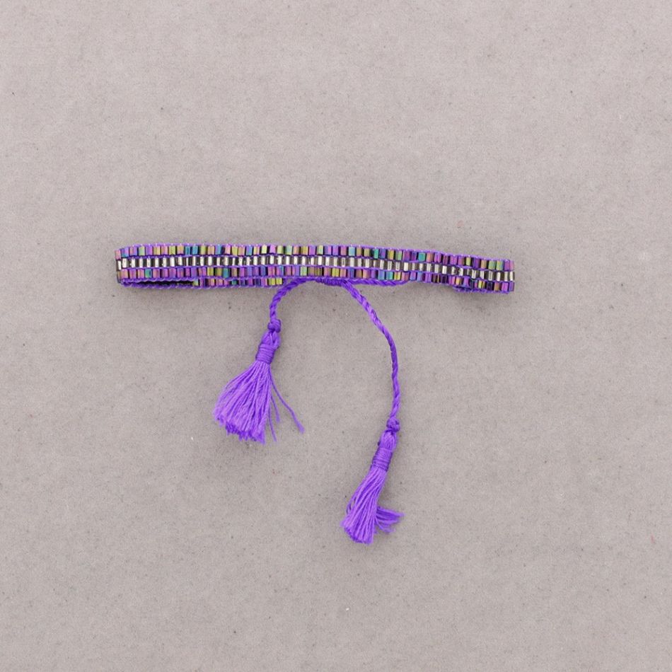 MACRAME BEAD BRACELET
