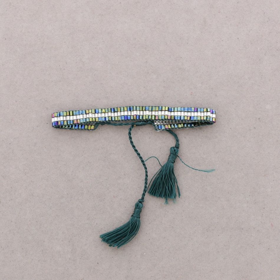 MACRAME BEAD BRACELET