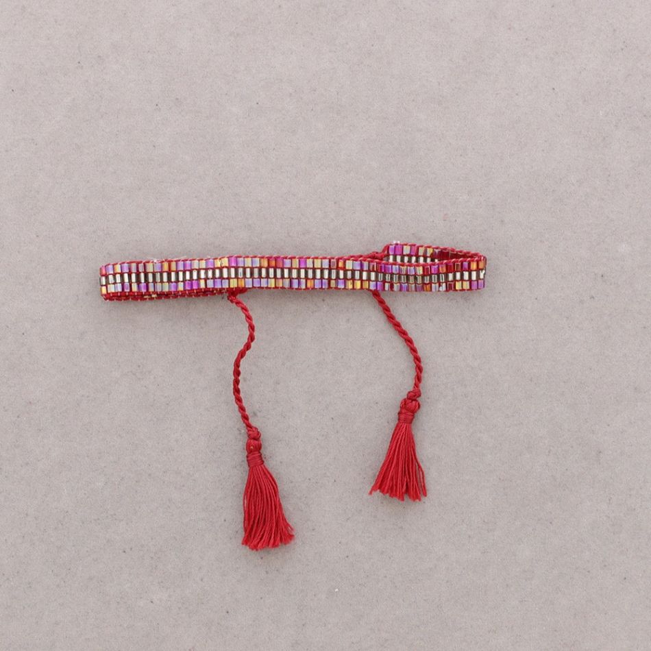 MACRAME BEAD BRACELET