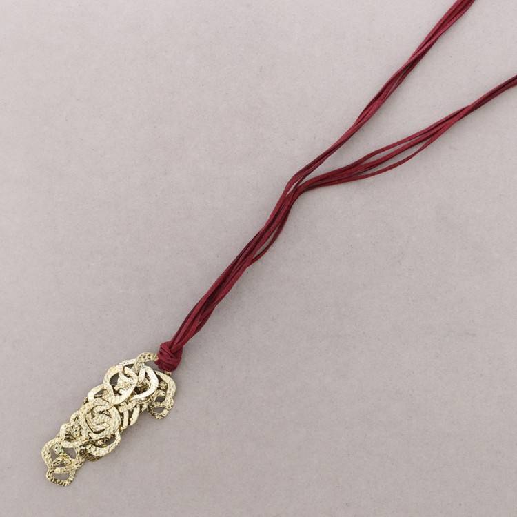 COLLAR LARGO COLG. ESLABONES METAL 2