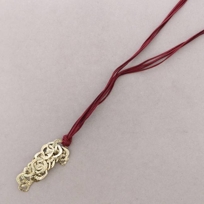 COLLAR LARGO COLG. ESLABONES METAL