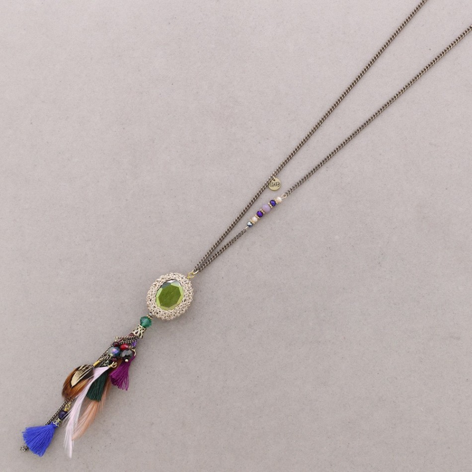 LONG NECKLACE WITH PENDANTS