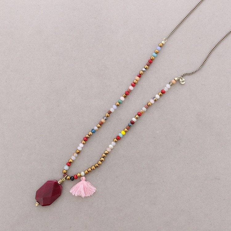COLLAR LARGO PIEDRAS COLGANTE 2