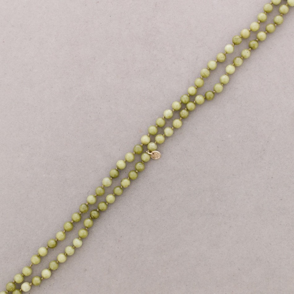 COLLAR LARGO PIEDRA FACETADA 1.2M*8MM