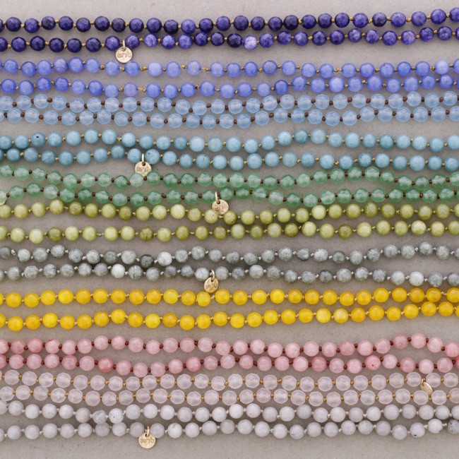 COLLAR LARGO PIEDRA FACETADA 1.2M*8MM