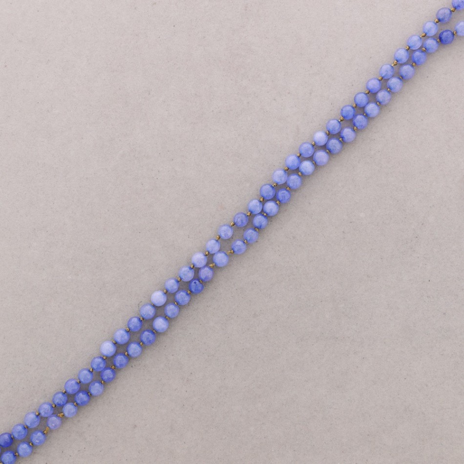 LONG FACETED STONE NECKLACE 1.2M*8MM