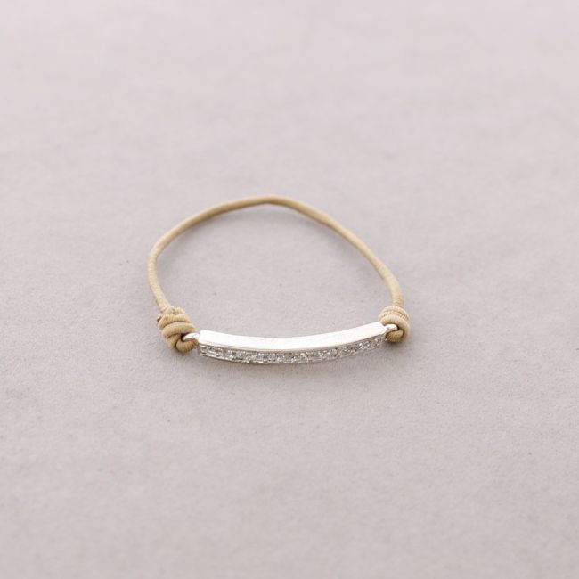 ELASTIC METAL CRYSTALS BRACELET