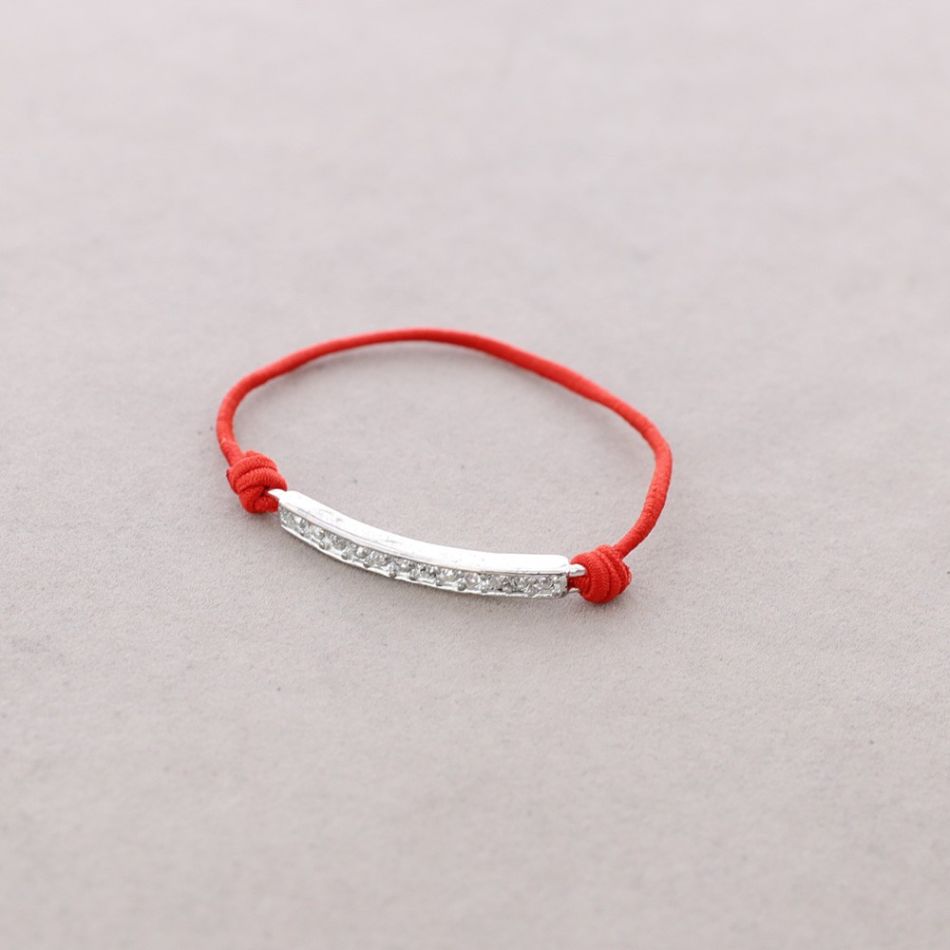 PULSERA GOMA METAL CRISTALES