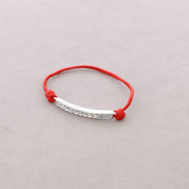 PULSERA GOMA METAL CRISTALES