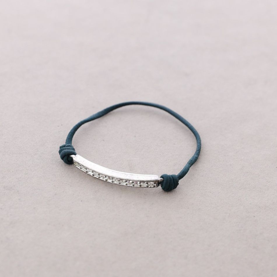 ELASTIC METAL CRYSTALS BRACELET