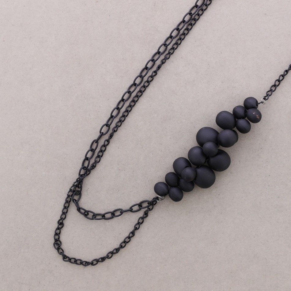 COLLAR LARGO CADENA CUENTAS