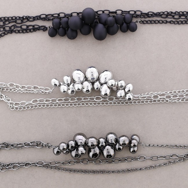 COLLAR LARGO CADENA CUENTAS