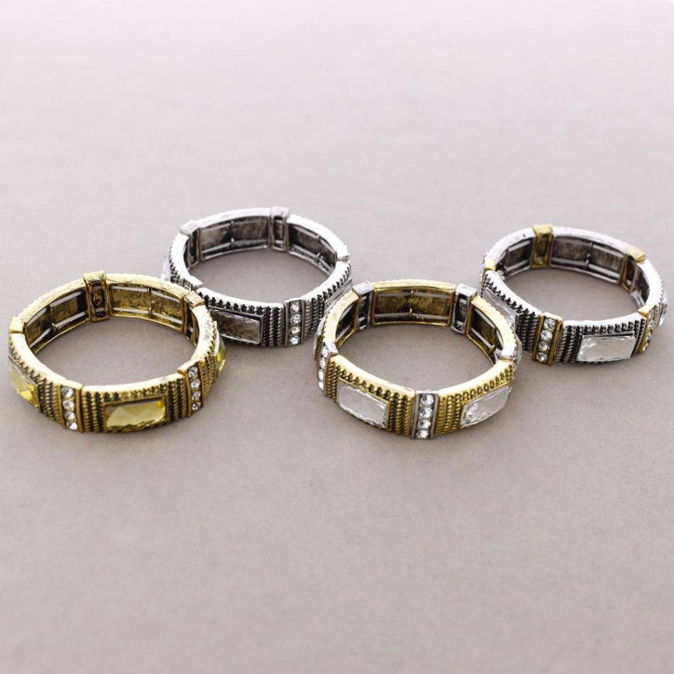 CRYSTAL METAL BRACELET