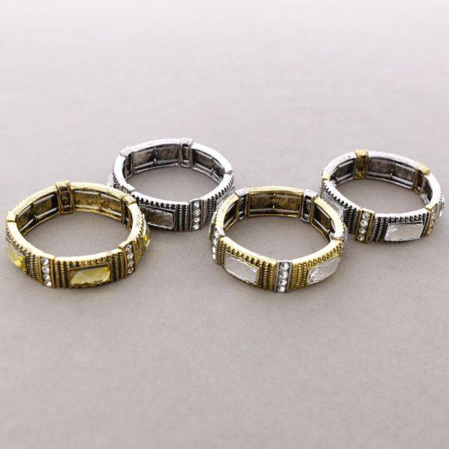 CRYSTAL METAL BRACELET