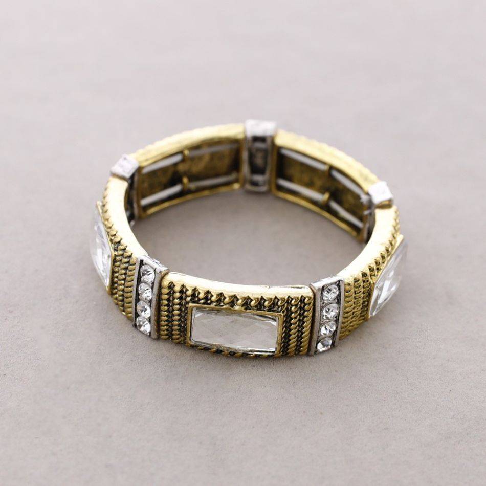 CRYSTAL METAL BRACELET