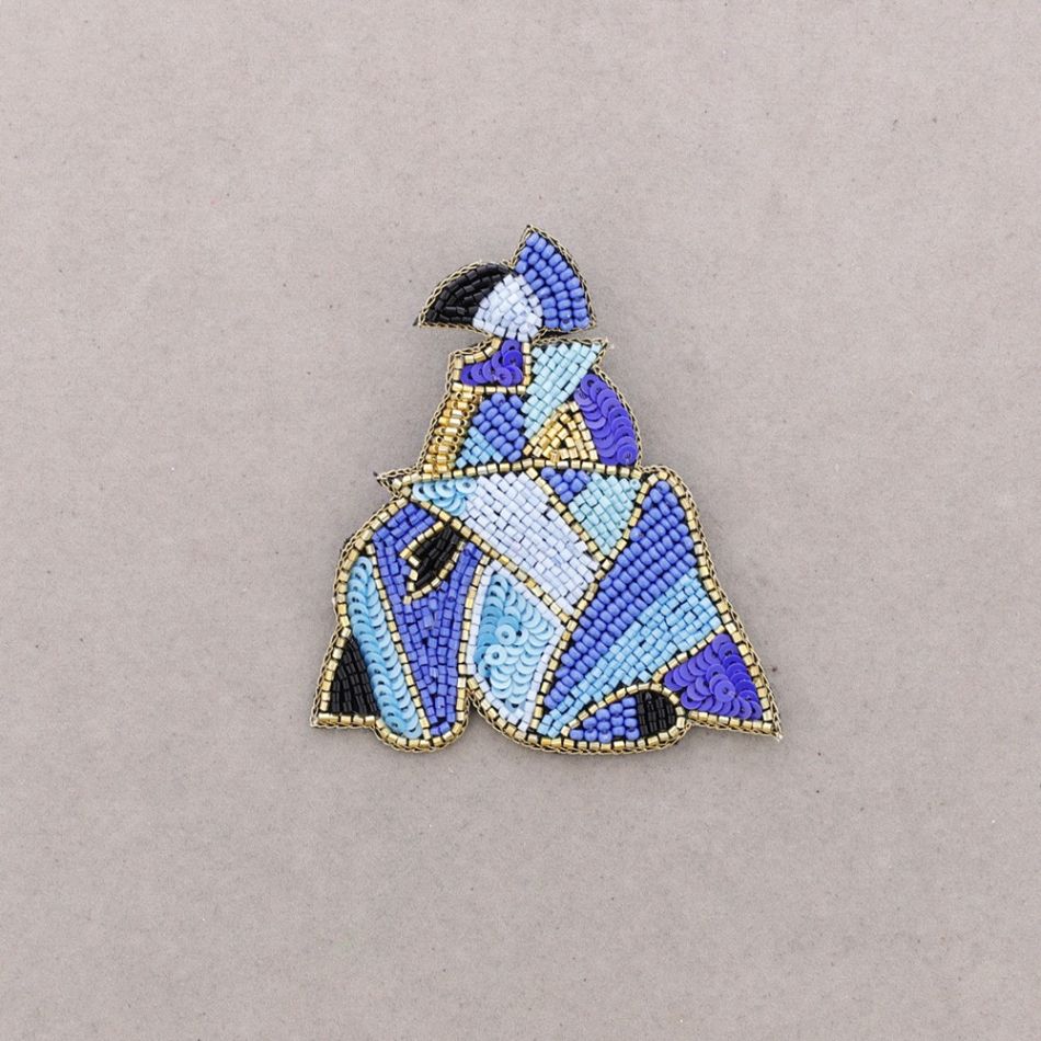 BROCHE MENINA LENTEJUELAS