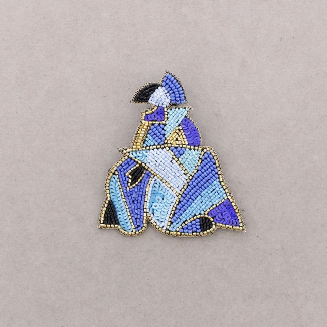 BROCHE MENINA LENTEJUELAS