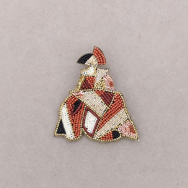 BROCHE MENINA LENTEJUELAS