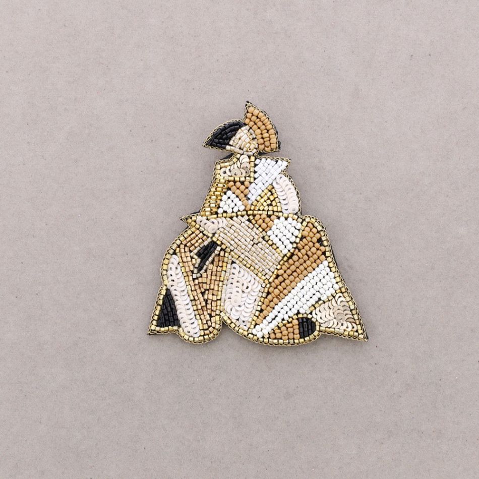 BROCHE MENINA LENTEJUELAS