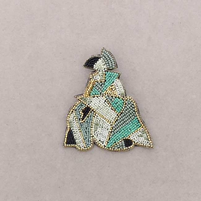 BROCHE MENINA LENTEJUELAS