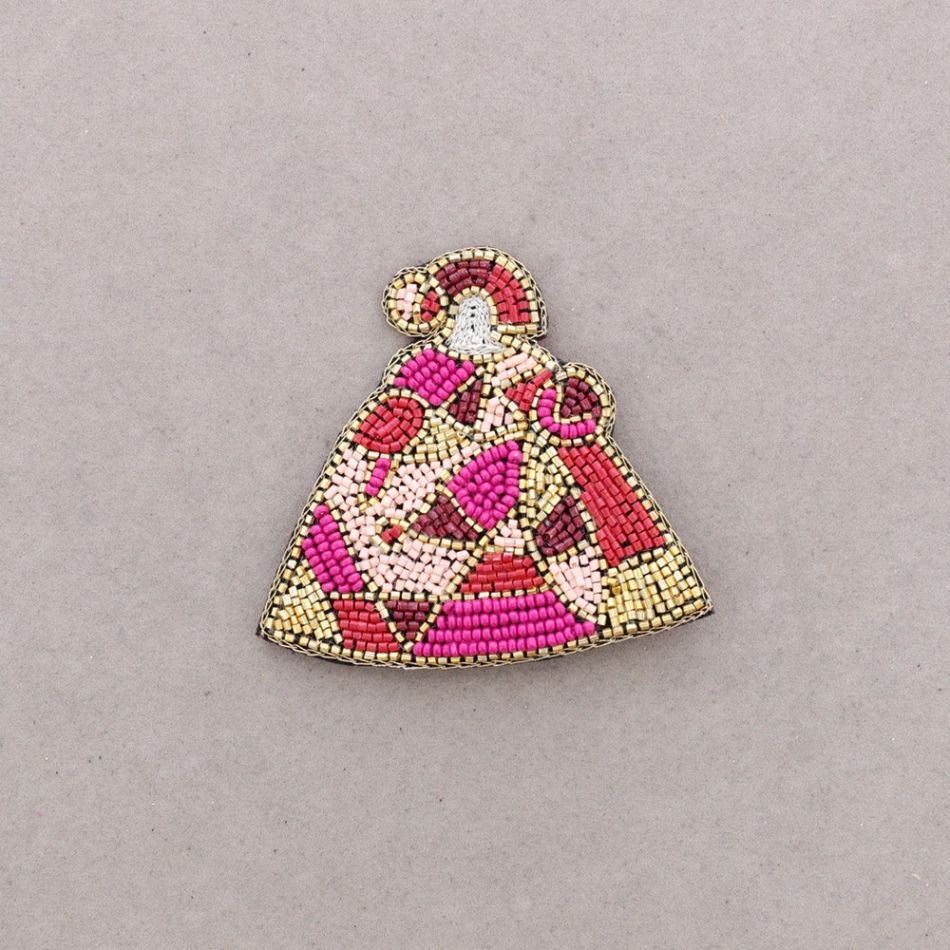 BROCHE MENINA LENTEJUELAS