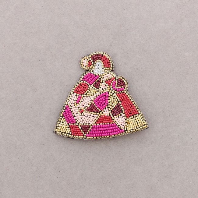 BROCHE MENINA LENTEJUELAS