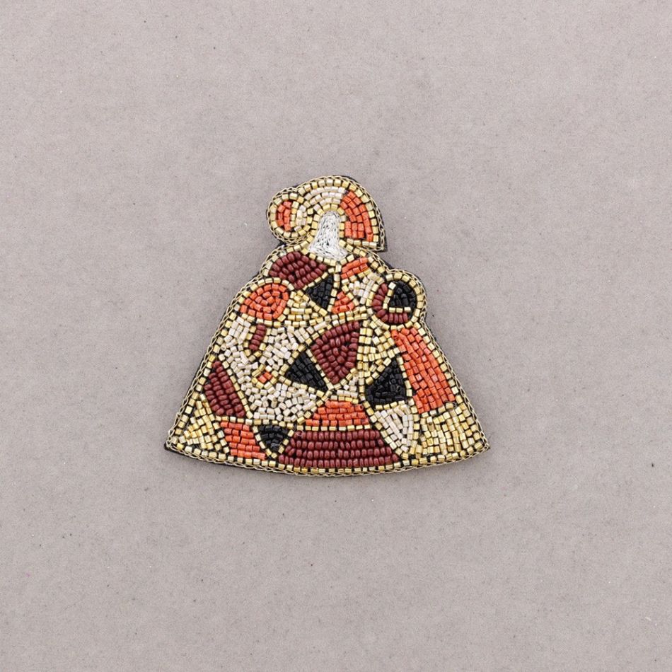 BROCHE MENINA LENTEJUELAS