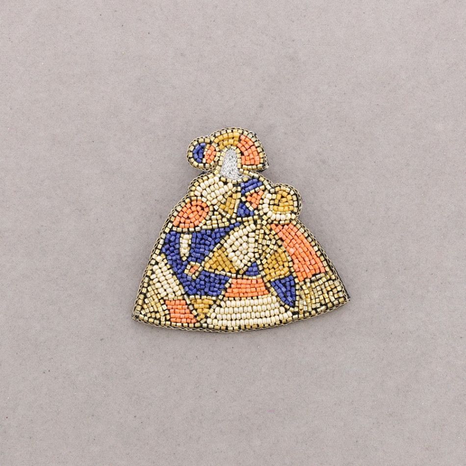 SEQUIN LADY BROOCH