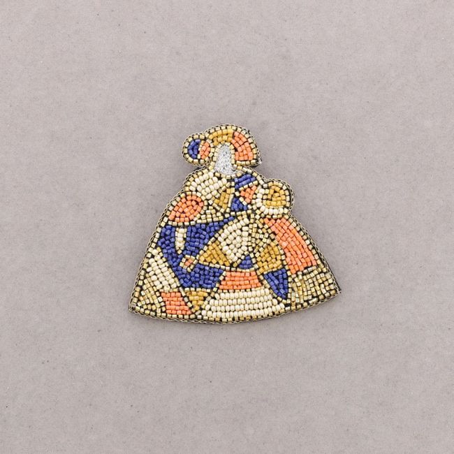 SEQUIN LADY BROOCH