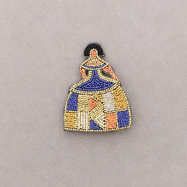 SEQUIN LADY BROOCH