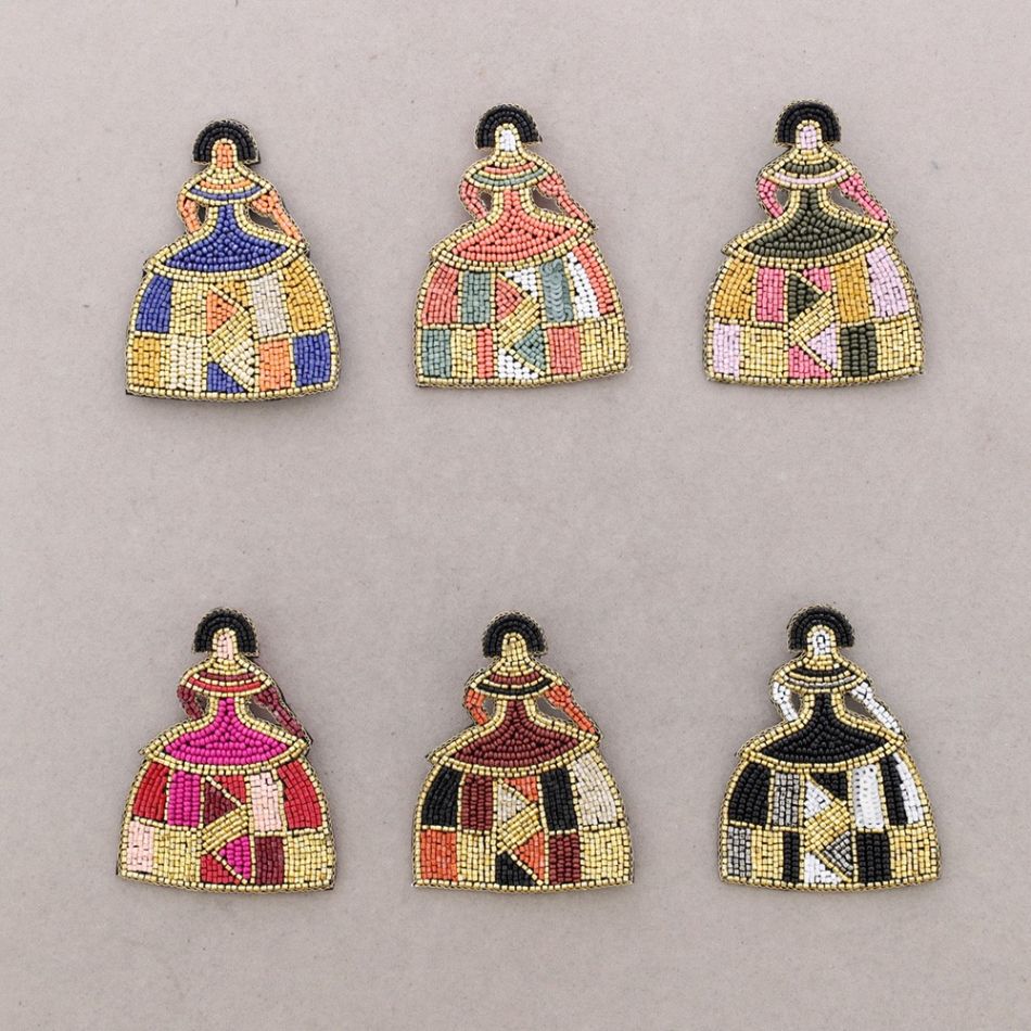 BROCHE MENINA LENTEJUELAS