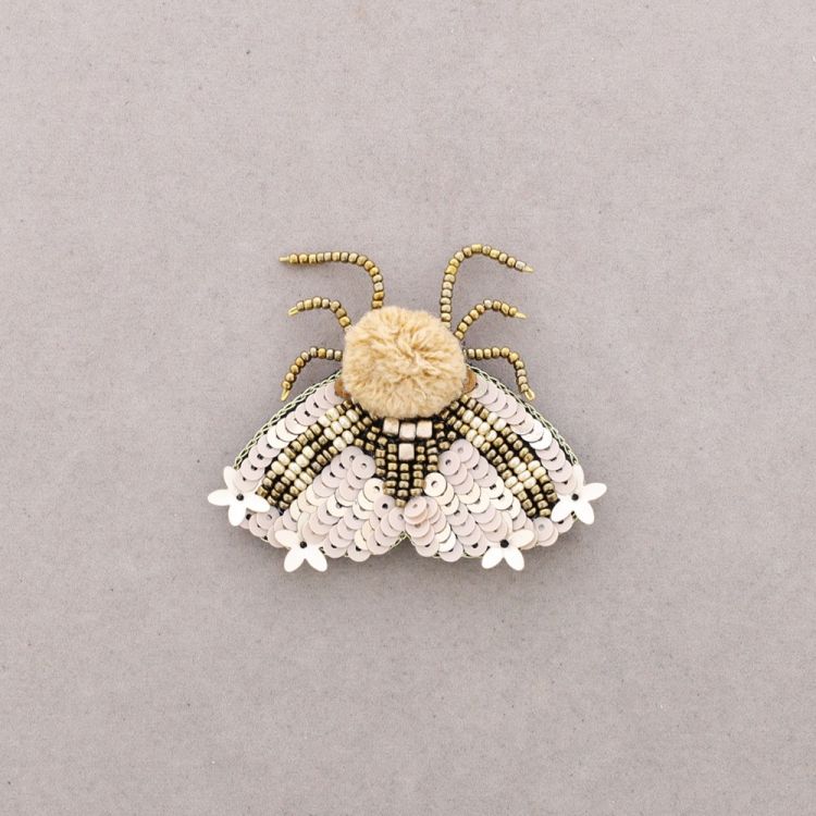 BROCHE INSECTO LENTEJUELAS POMPÓN 2