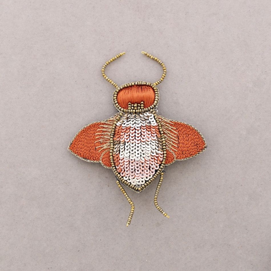 BROCHE INSECTO LENTEJUELAS