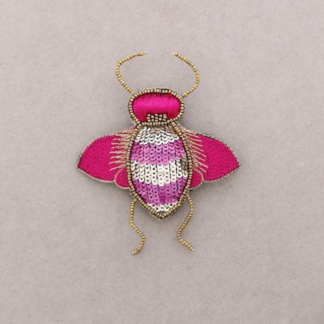 BROCHE INSECTO LENTEJUELAS
