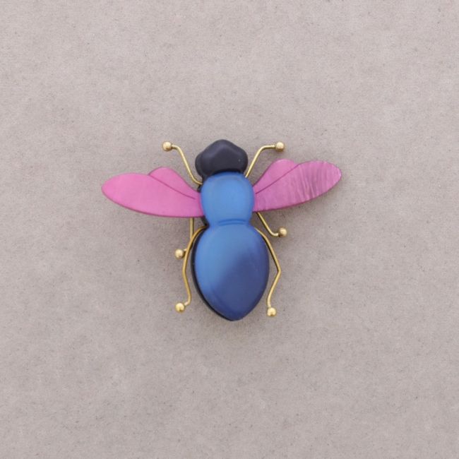 BROCHE INSECTO RESINA