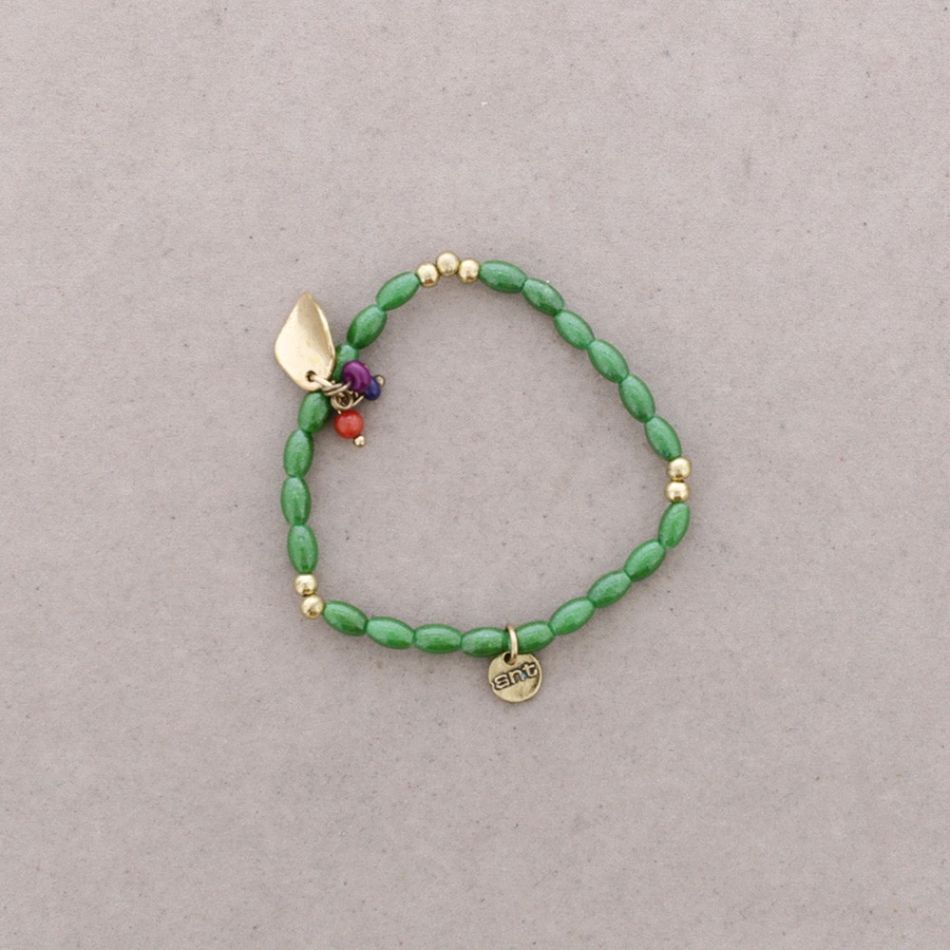 METAL BEADS PEARL BRACELET