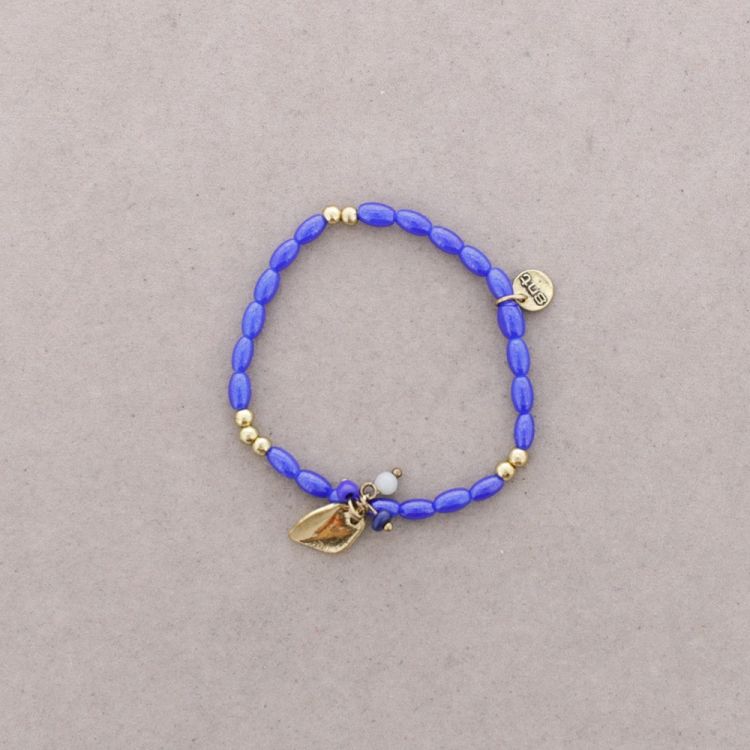 PULSERA CUENTAS METAL PERLAS