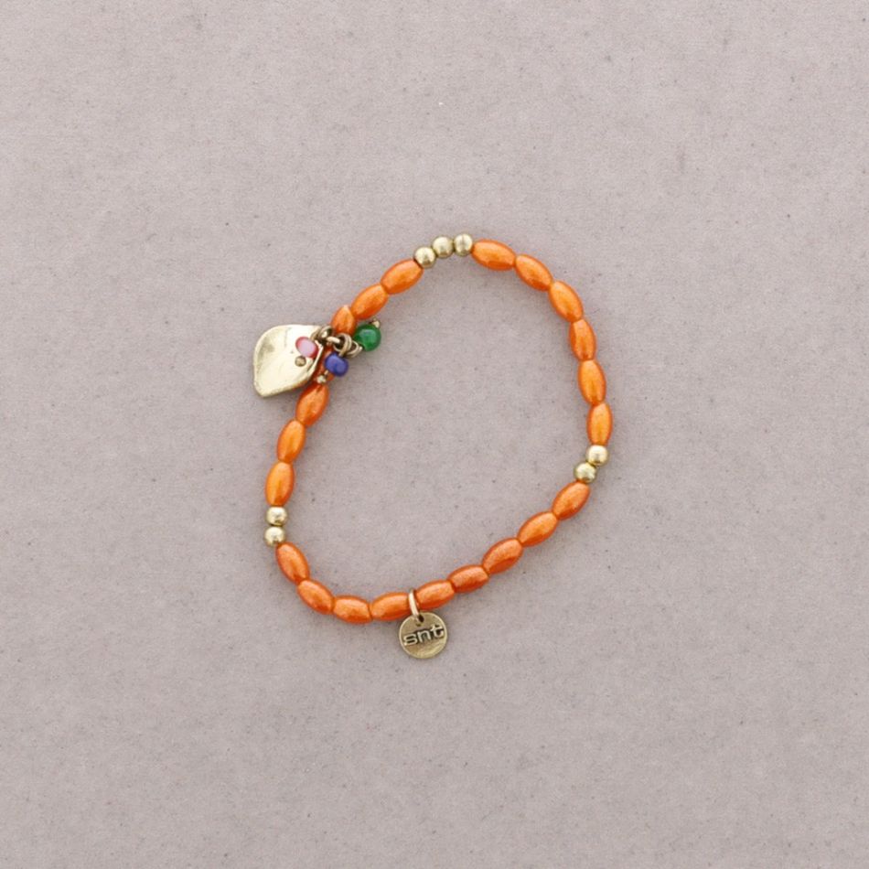 METAL BEADS PEARL BRACELET